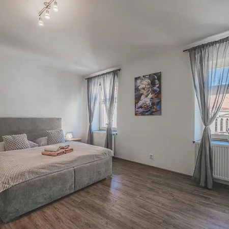 Velke Na Velkem Namesti S Vybavenou Kuchyni Apartment Hradec Králové